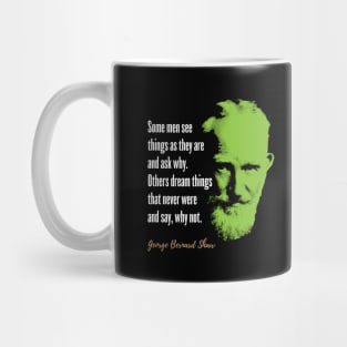 George Bernard Shaw Quote Mug